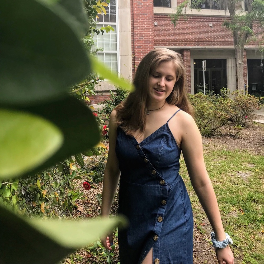 Denim sun dress
